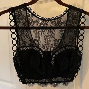 Victoria’s Secret bralette corset top, size medium